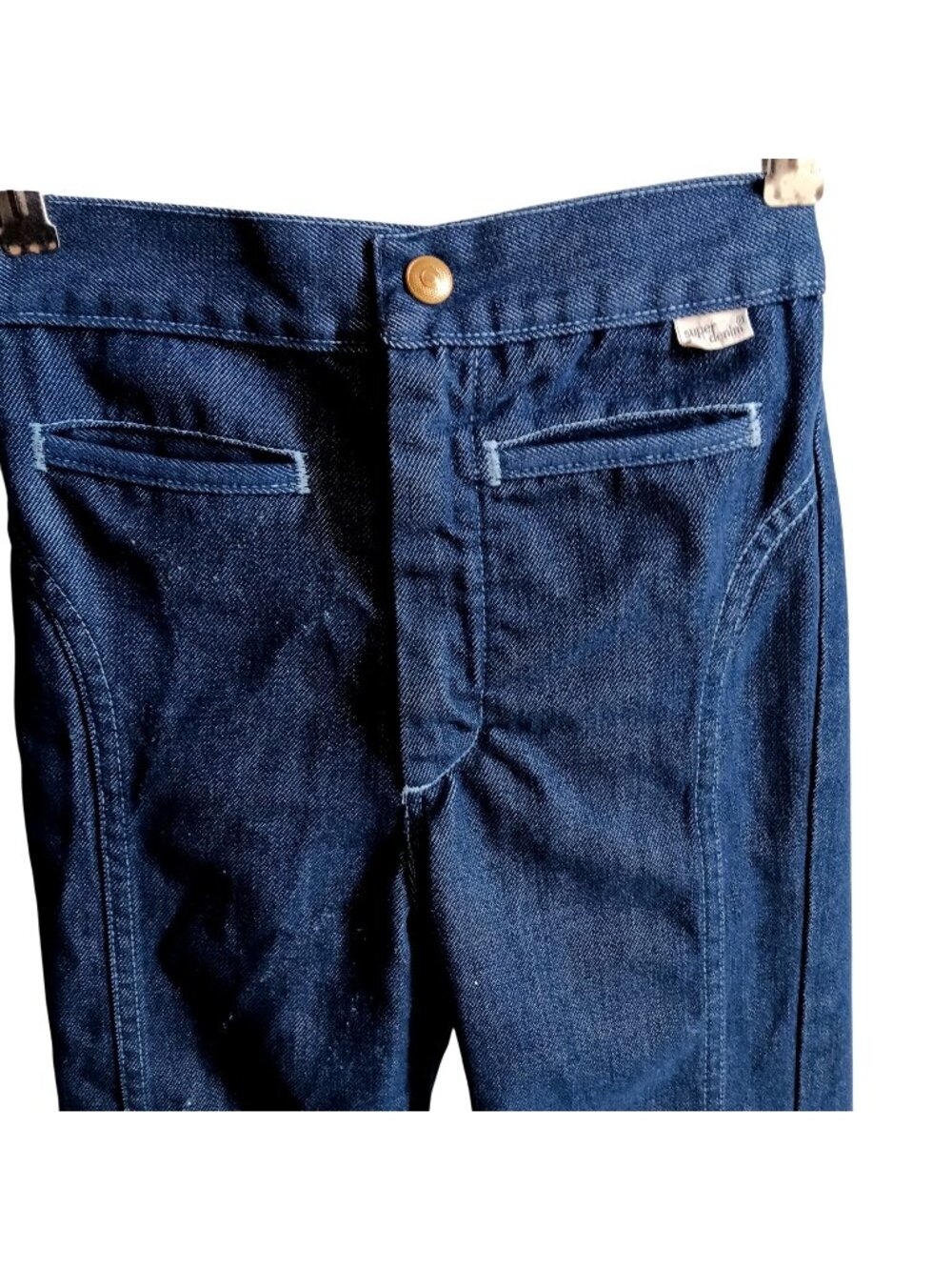 True Vintage Girls Jeans 20x20 6X 1970's JC PENNEY Super Denim Bootcut Disco